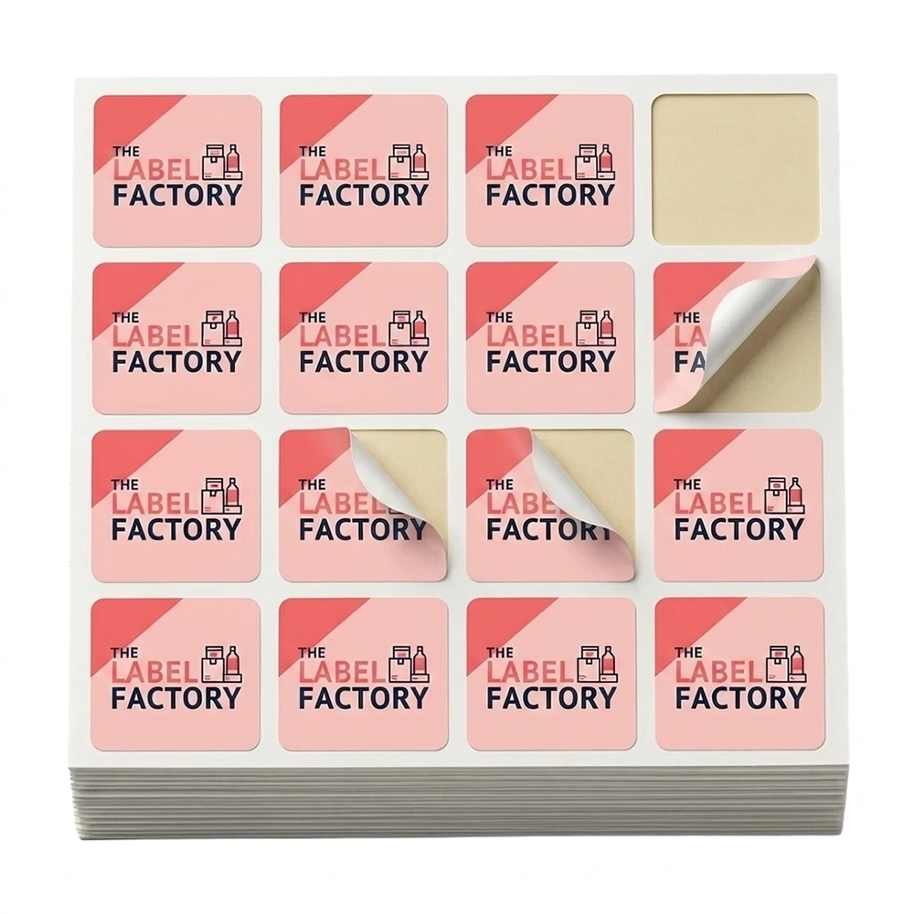 Show details for Square Labels on a Sheet