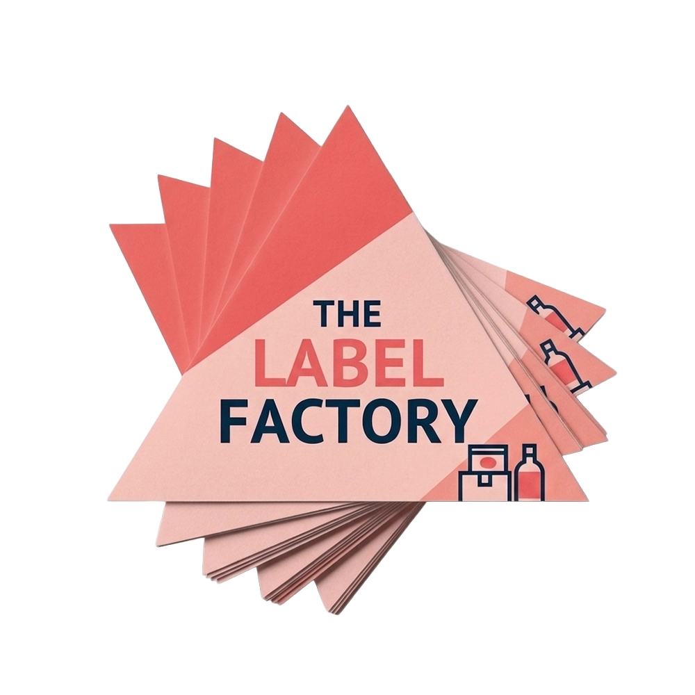 Show details for Triangle Die Cut Stickers