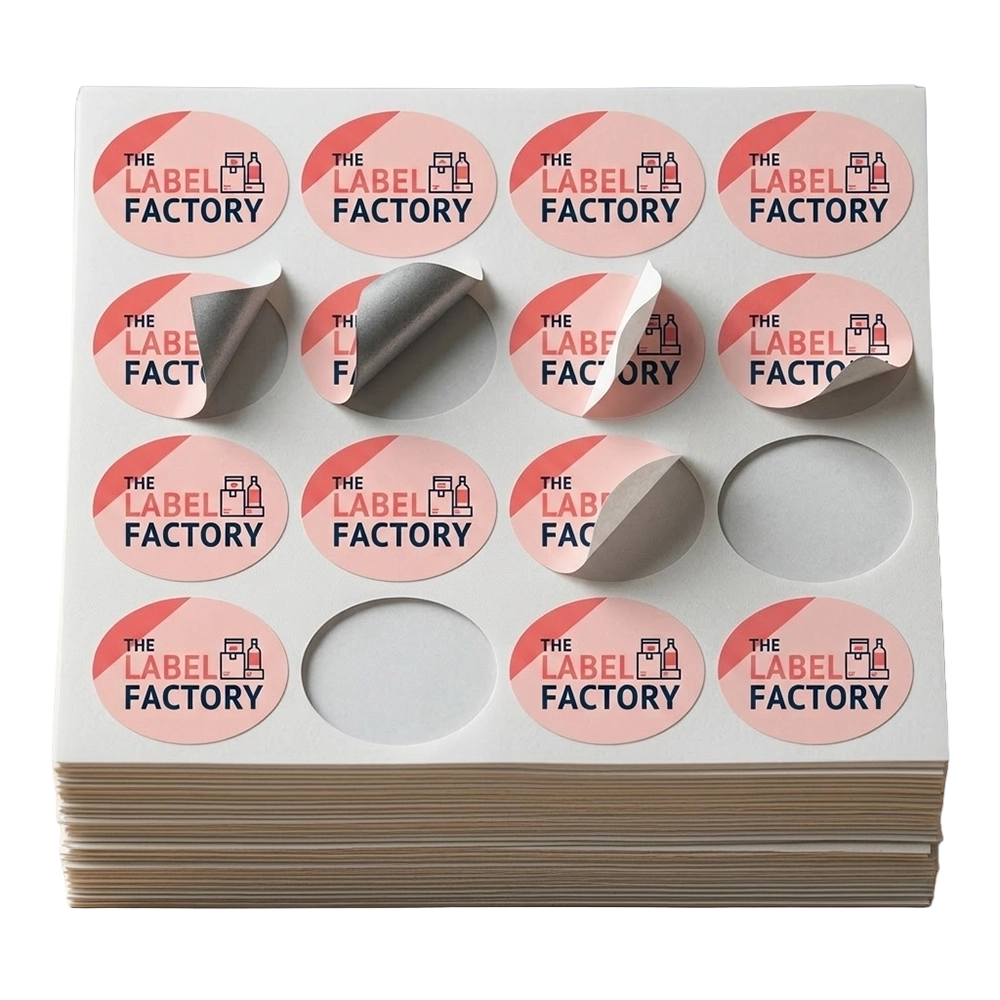 Show details for Oval Labels on a Sheet