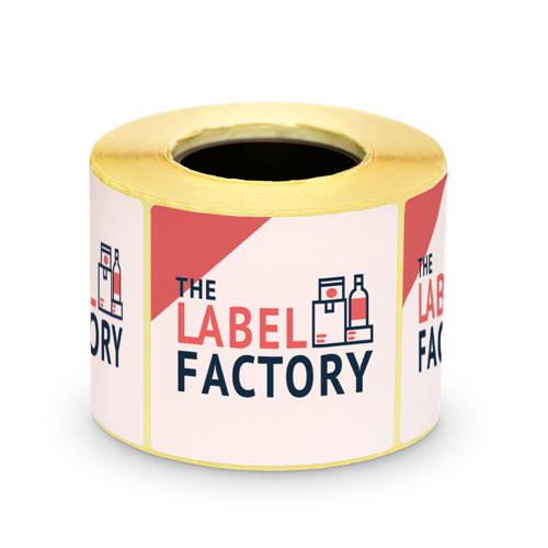 Show details for Square Labels on a Roll